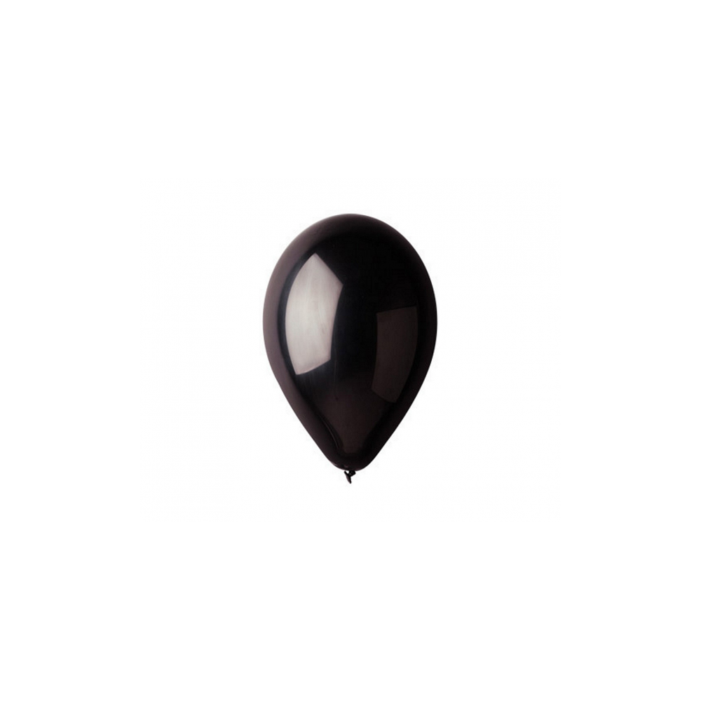 Latexový balón čierna metalická farba