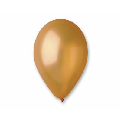 Latexový balón zlatá metalická farba
