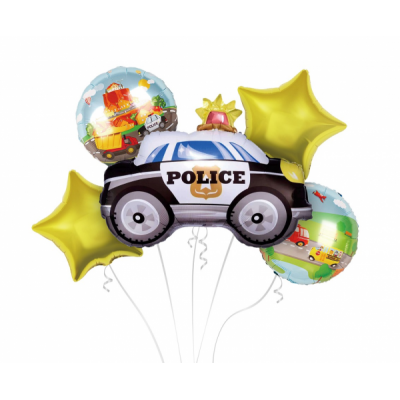 Balónová buketa polícia