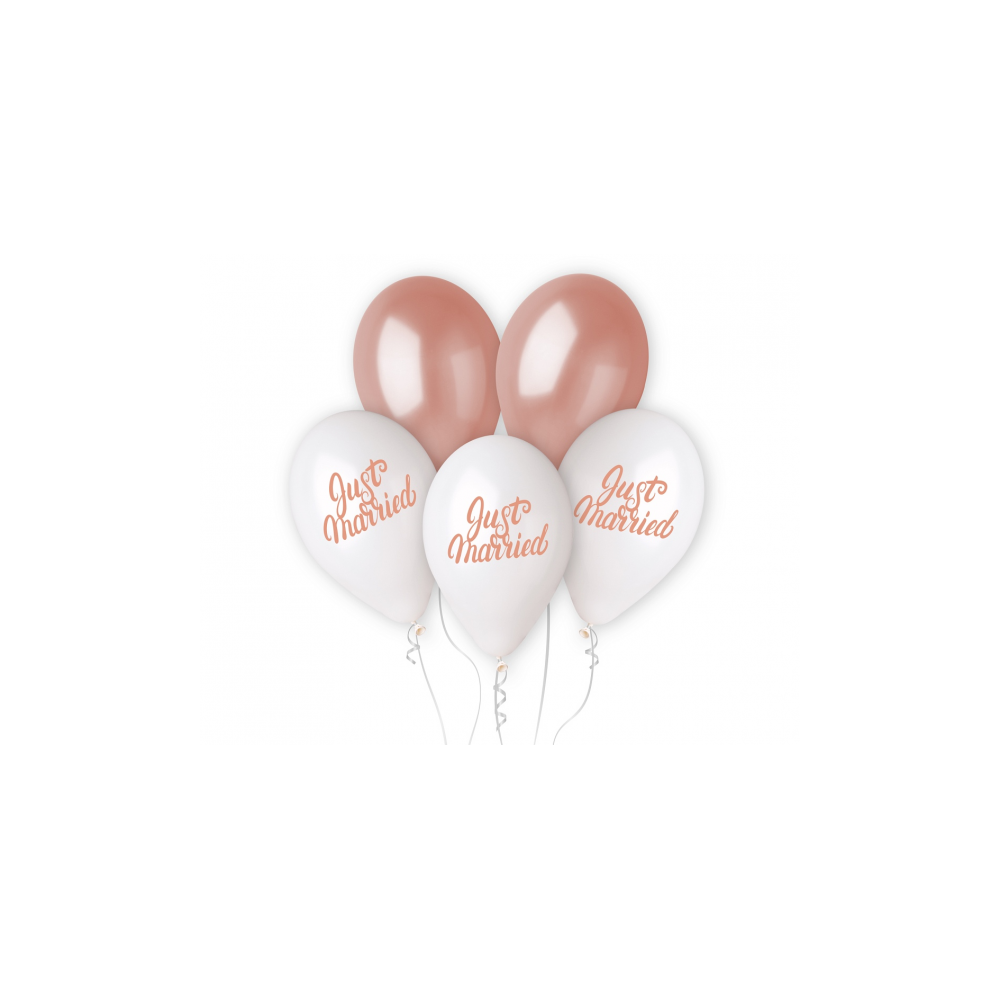Latexové svadobné balóny Just Married Latexové svadobné balóny Just Married