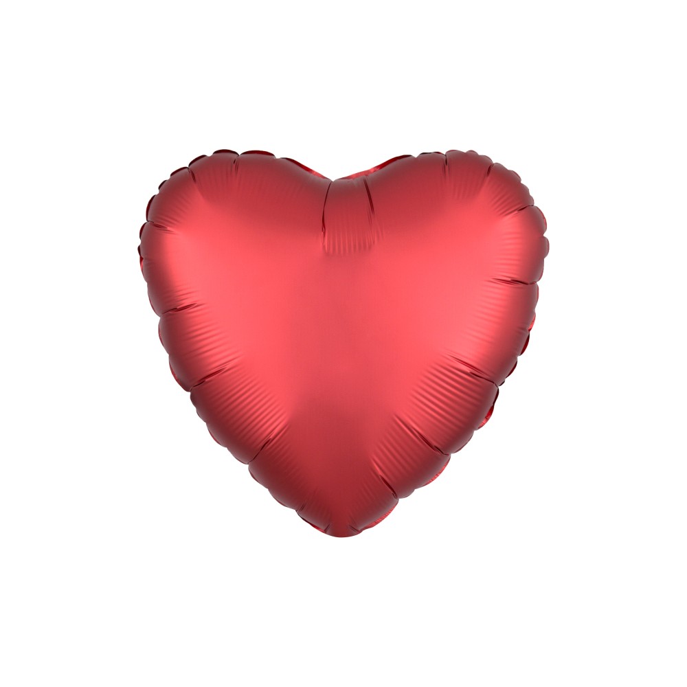 Fóliový balón tmavo červené srdce