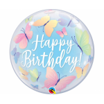 Fóliový balón Happy Birthday Motýle