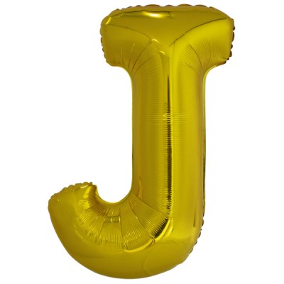Fóliový balón písmeno J zlaté
