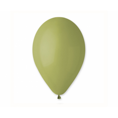 Latexový balón olivová pastelová farba