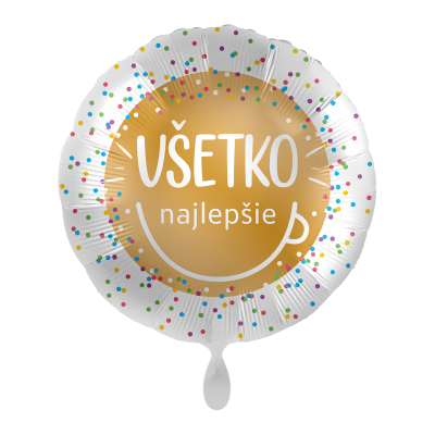 Fóliový balón Všetko najlepšie