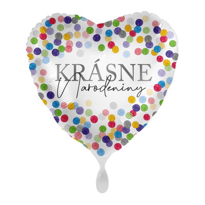 Fóliový balón Krásne narodeniny
