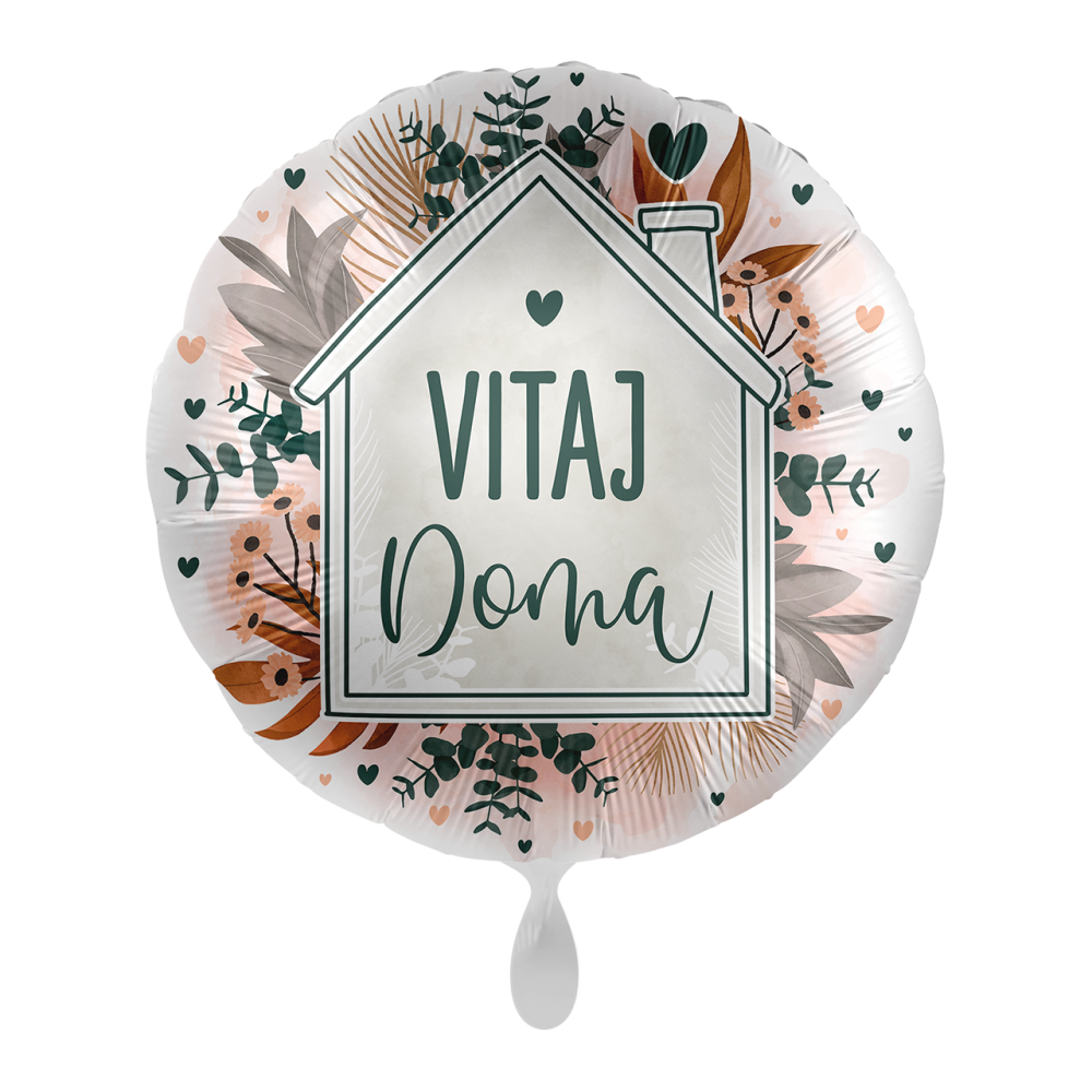 Fóliový balón Vitaj doma Fóliový balón Vitaj doma