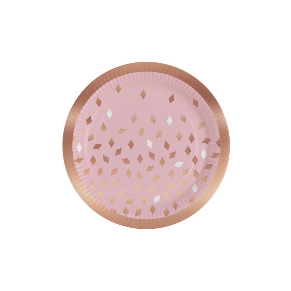ECO taniere ružovo zlaté konfety