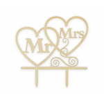 Zapichovacia ozdoba na tortu Mr&Mrs