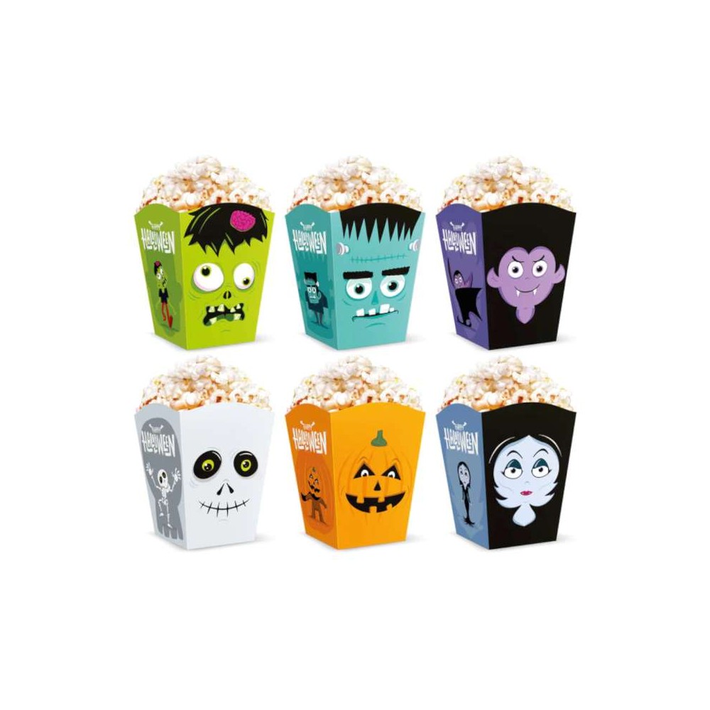 Box na popcorn Halloween Monsters