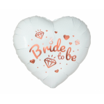 Fóliový balón srdce Bride to Be