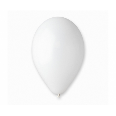 Latexové balóny pastel biele 30 cm