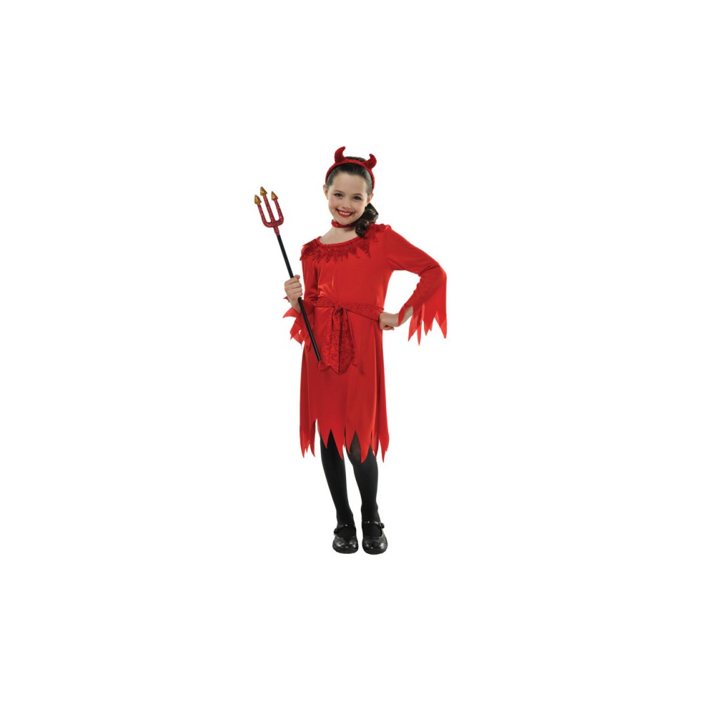 Dievčenský kostým diabol 8-10 rokov