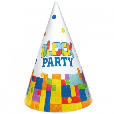 Párty klobúčiky Lego párty