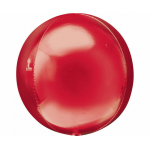 Fóliový balón Orbz červený