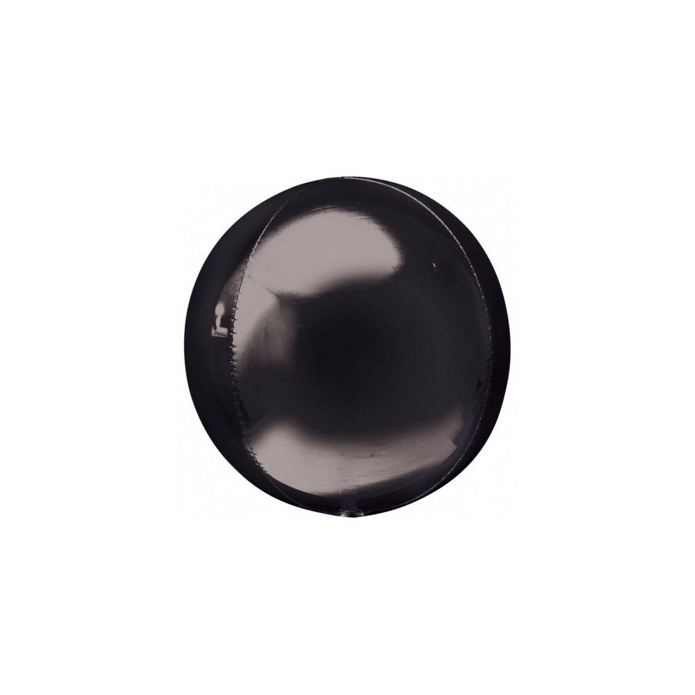Fóliový balón Orbz čierny