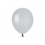Latexové dekoračné balóny pastelová šedá 12,5 cm