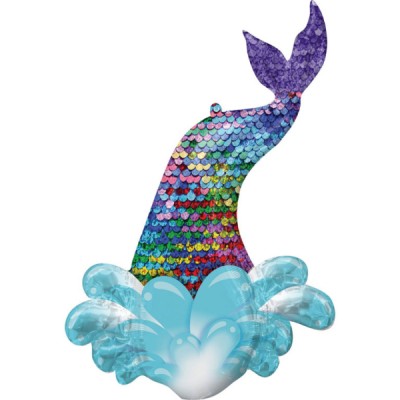Fóliový Supershape balón Morská panna - chvost