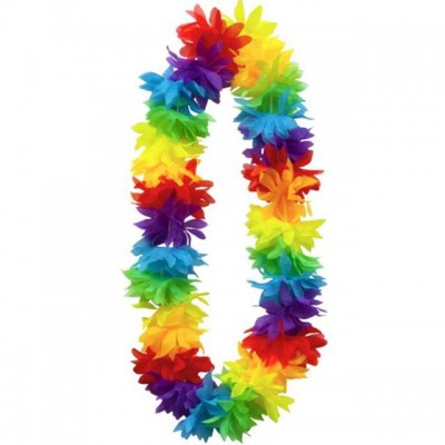 Hawaii veniec na krk farebný