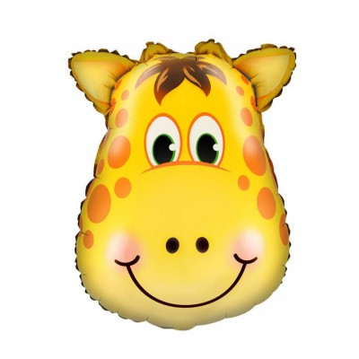Fóliový balón na paličku Žirafa