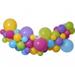 Balónová dekoračná sada farebná