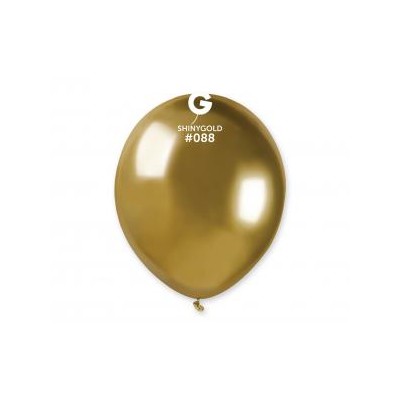 Latexové dekoračné balóny zlaté chrómové 12.5 cm