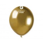 Latexové dekoračné balóny zlaté chrómové 12.5 cm