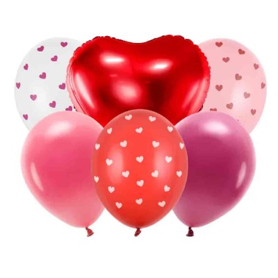 Balónová buketa Be mine Valentine