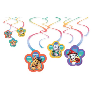 Visiaca špirálová dekorácia Paw Patrol