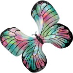 Fóliový Supershape balón holografický Motýľ