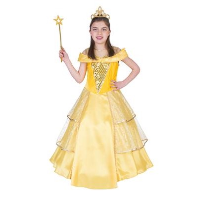 Dievčenský kostým Princezná Bella veľkosť 104