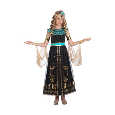 Dievčenský kostým Egyptská bohyňa Cleo 6-8 rokov