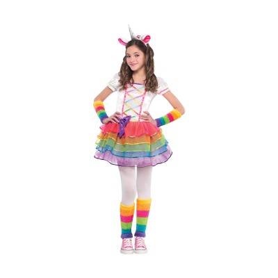 Dievčenský kostým Rainbow Unicorn vek 4 - 6 rokov