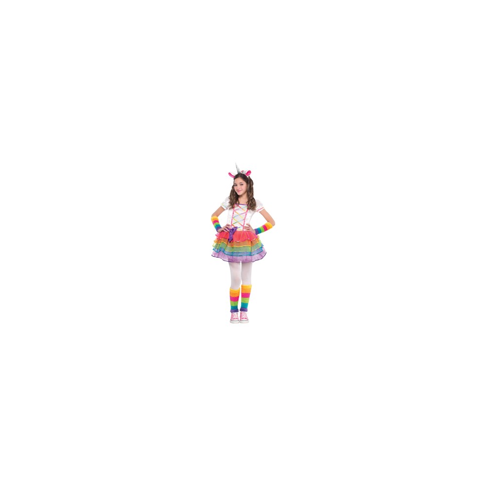 Dievčenský kostým Rainbow Unicorn vek 3-4 roky